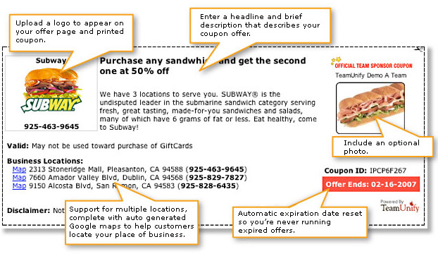 Sharks Swim Club : Customizable Coupon